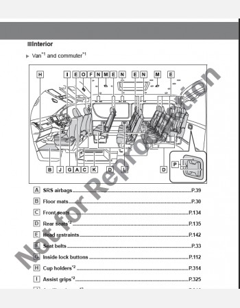 toyota hiace 2019-2020 owners manual in english